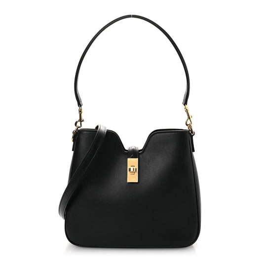 Smooth Calfskin Small Camille 16 Soft Bag Black