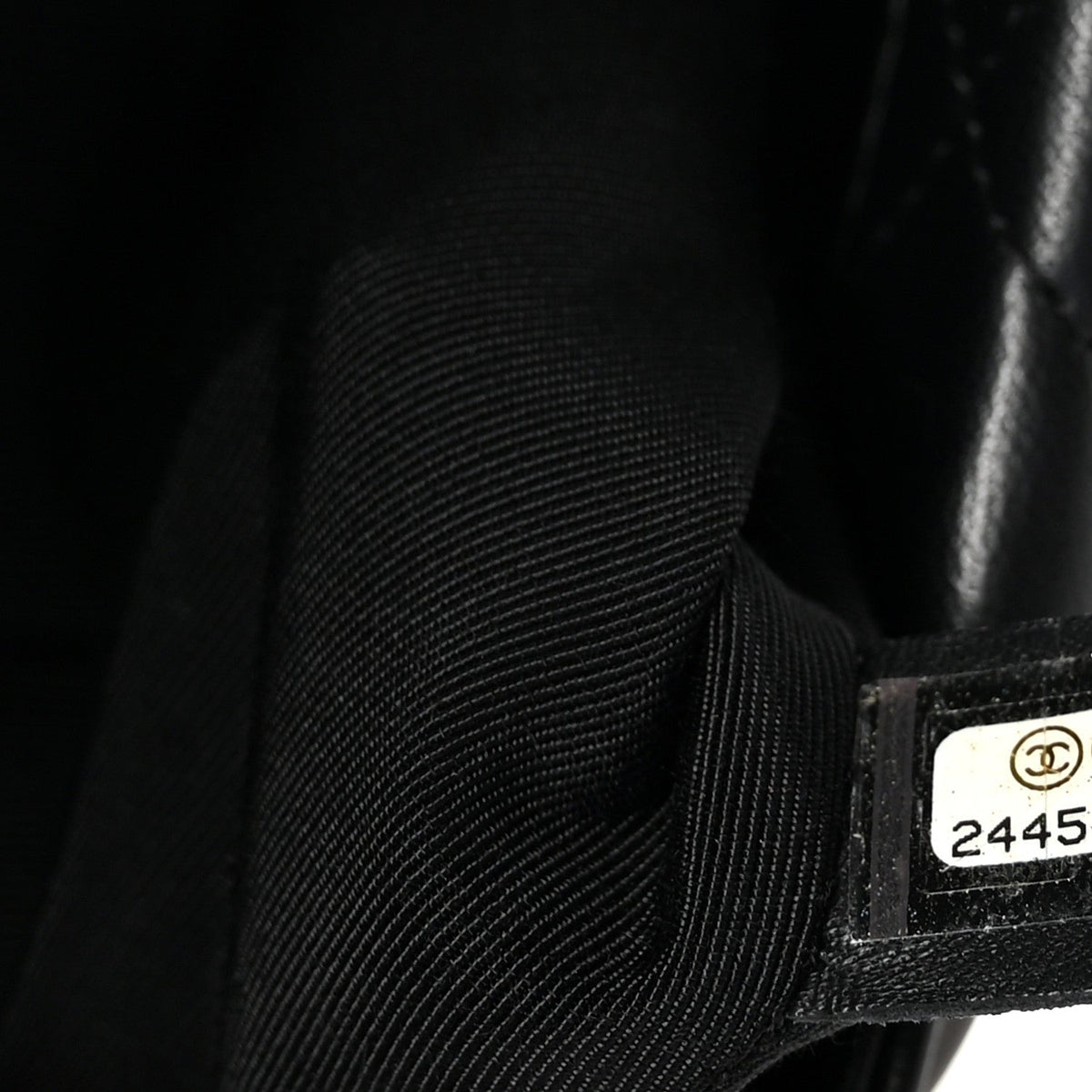 Lambskin Quilted Fold Up Again Clutch Black