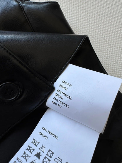 MIUMIU LEATHER VEST STYLE 726