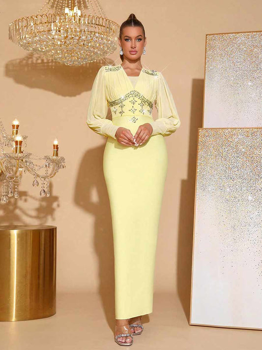 Hadley Maxi Dress In Yellow