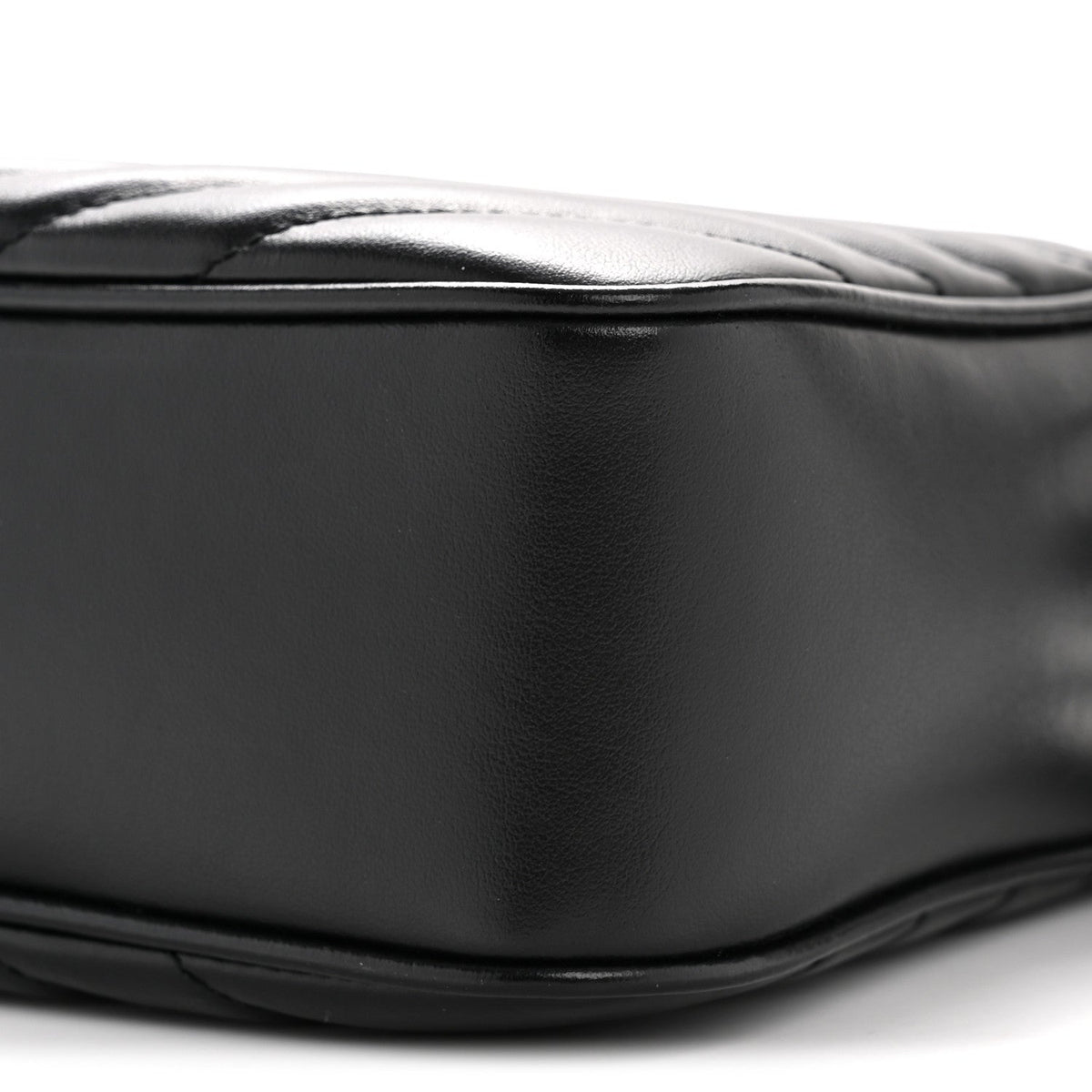 Calfskin Matelasse Monogram Lou Camera Bag Black
