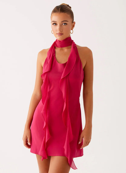 Tanner Mini Dress - Fuchsia