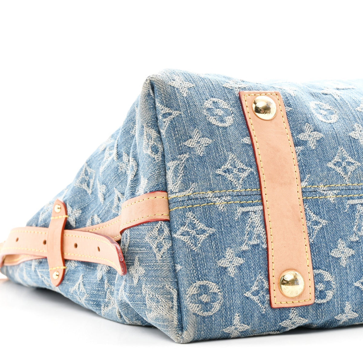Monogram Denim CarryAll MM Blue