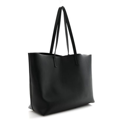 Calfskin Large Shopping Tote Black