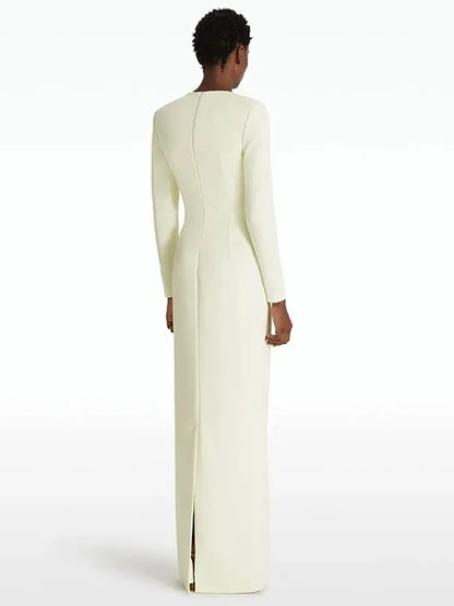 Ilaria Maxi Dress In White