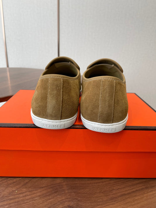 HM Jour Loafers Dark Khahi Suede 579012