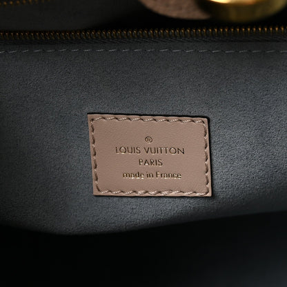Calfskin Monogram On My Side MM Greige