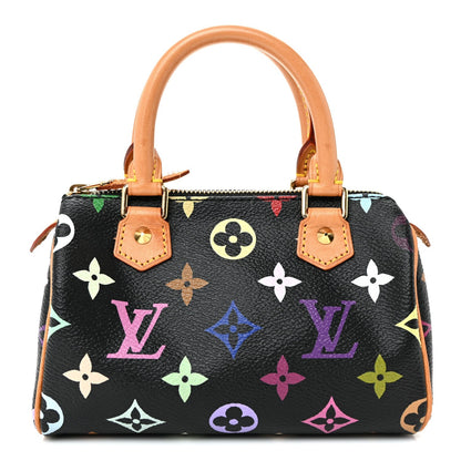 Monogram Multicolor Mini Sac HL Speedy Black
