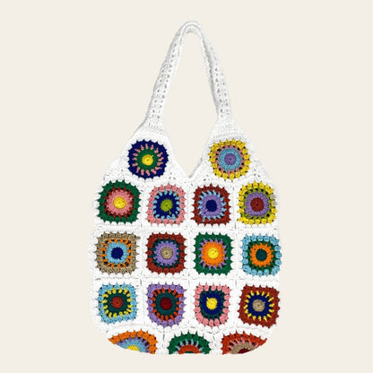 Crochet Granny Square Bag Grandma Bag