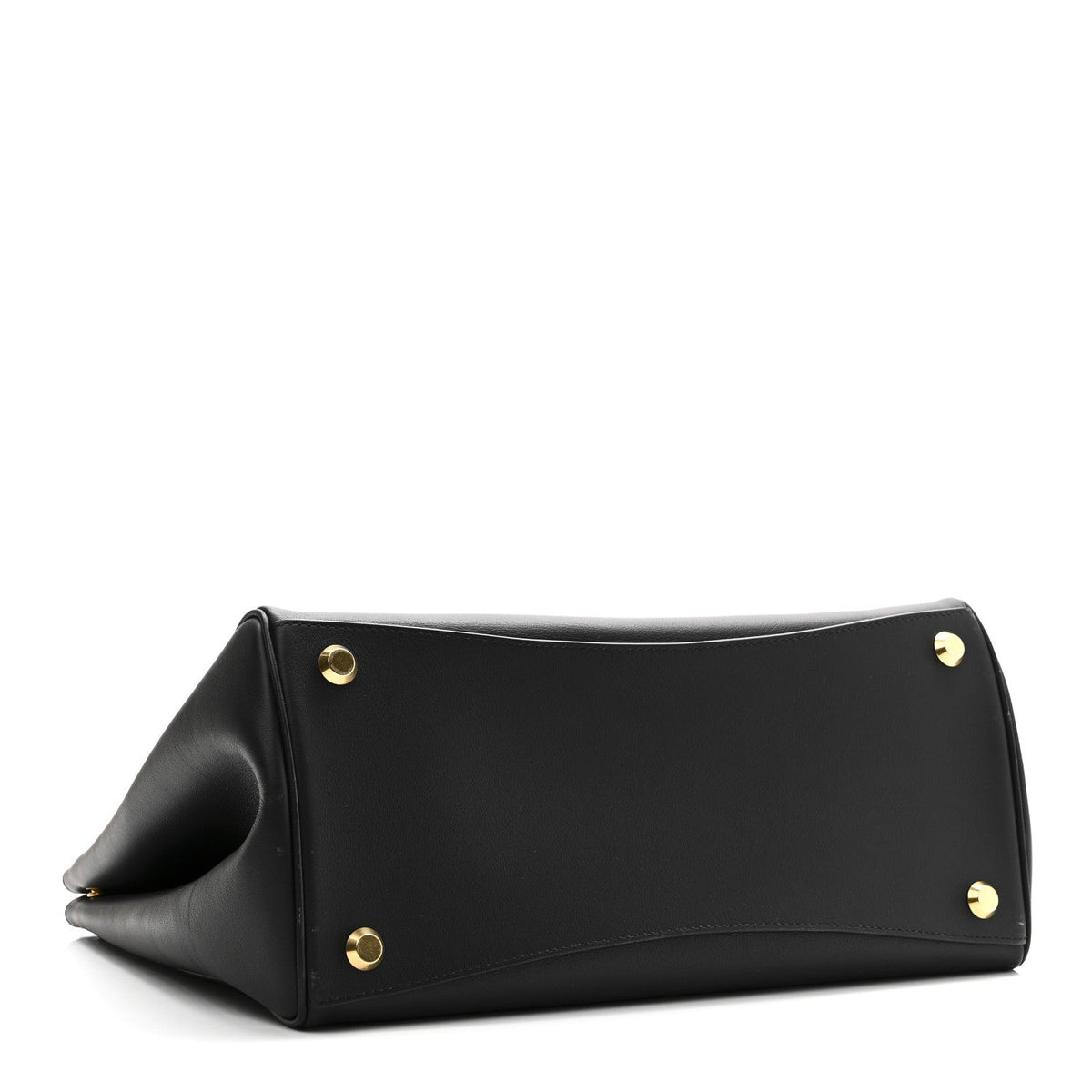 Smooth Calfskin Hampton Carry All Bag Black
