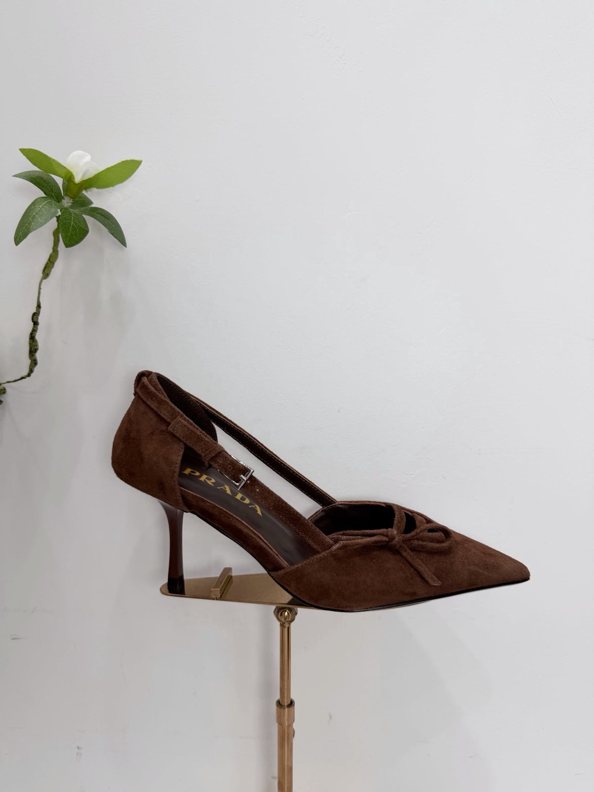 PRA 26SS Pumps 75 Dark Brown Suede 592351