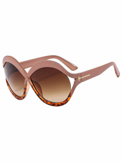 Rafaela Round Cross-Framed Sunglasses
