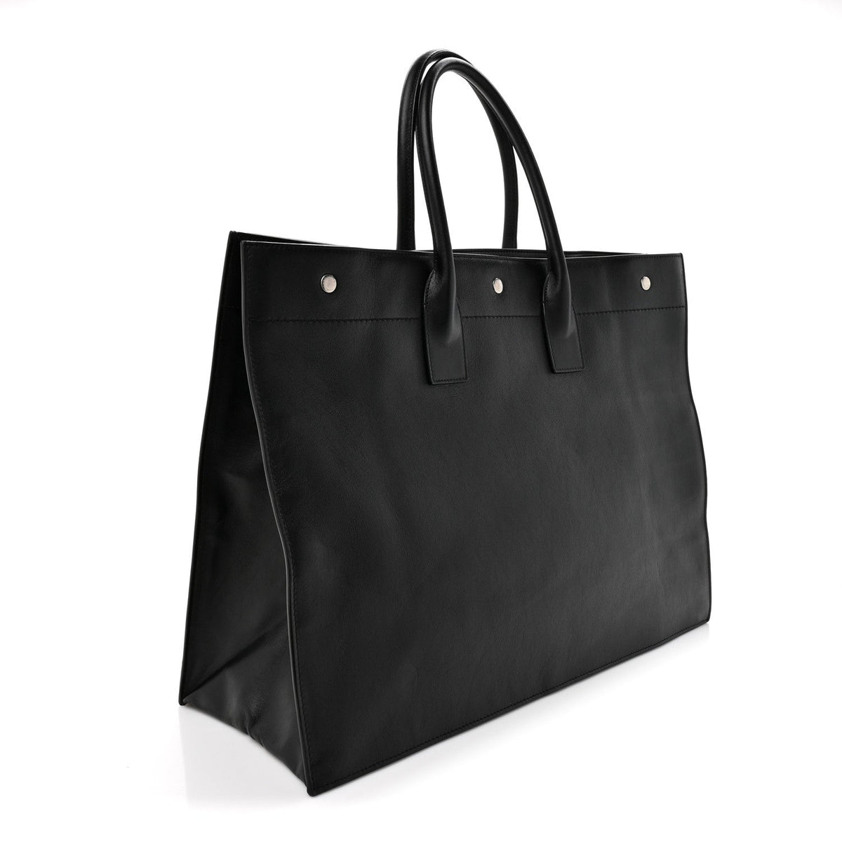 Vitello Rive Gauche Large Tote Black
