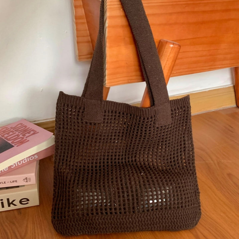 Crochet Tote Bag Summer Niche Knitted Bag