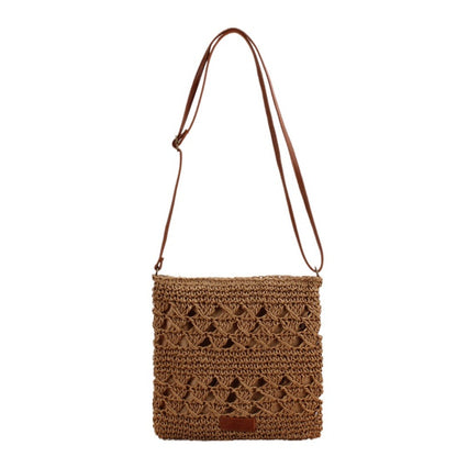 Cosbai - Roomy Crochet Crossbody Bag - Classic &amp; Chic
