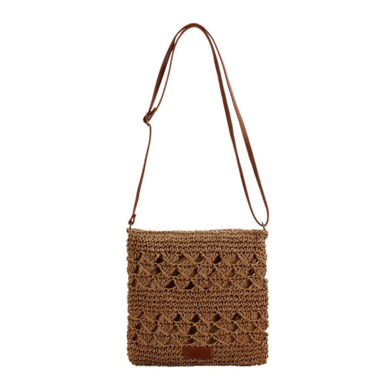 Cosbai - Roomy Crochet Crossbody Bag - Classic &amp; Chic