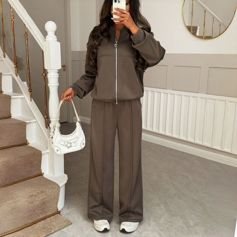 Two Piece Jacket Pants Set