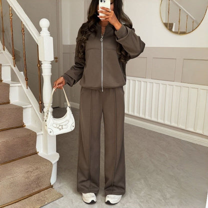 Two Piece Jacket Pants Set