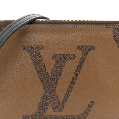 Reverse Monogram Giant Double Zip Pochette
