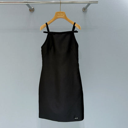Miumiu 2026 Midi Dress Black Silk