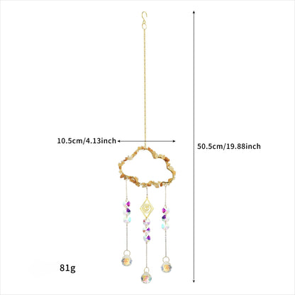 Cloud Stone Cross Crystal Home Hangings