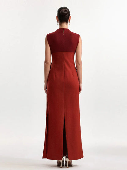 Amara Maxi Dress In Red
