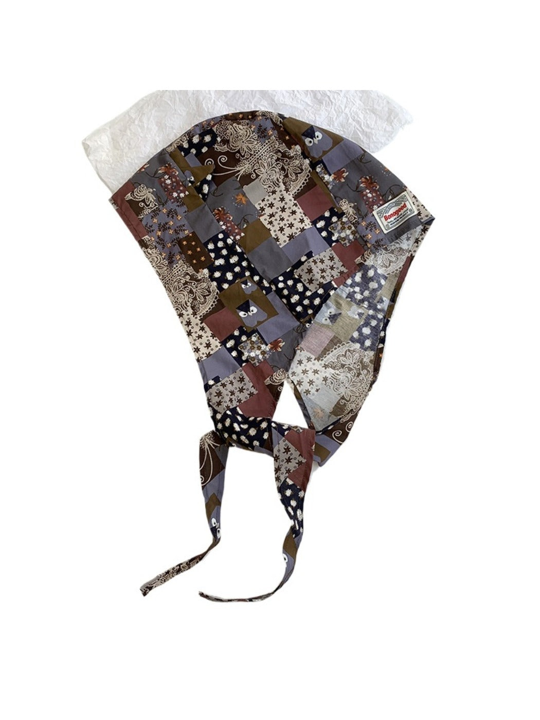 Haila - Fashion Print Hat-shaped Headscarf - Light &amp; Stylish