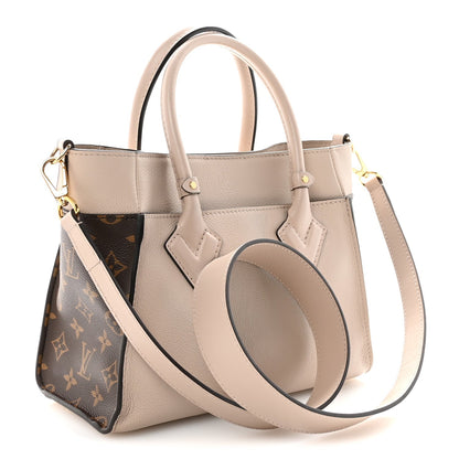 Calfskin Monogram On My Side PM Greige