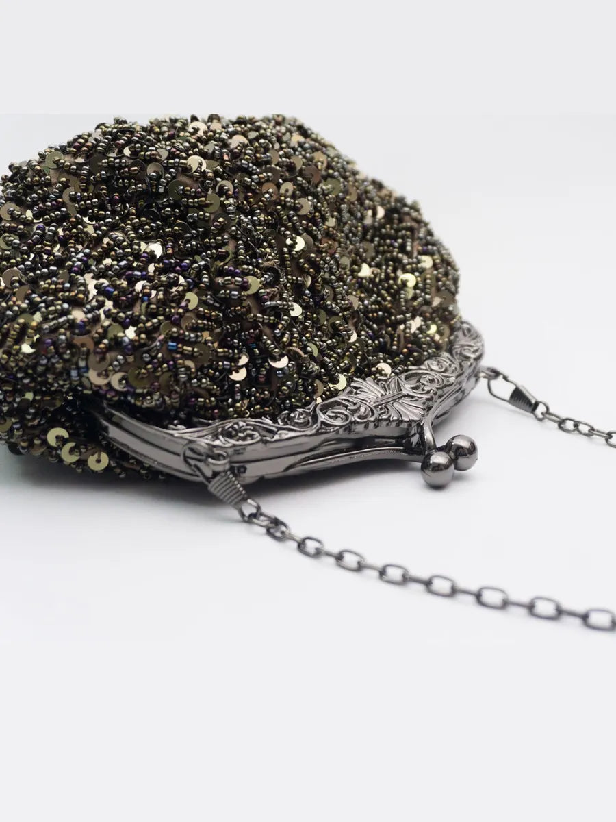 Jessamine Handmade Beaded and Sequined Bag