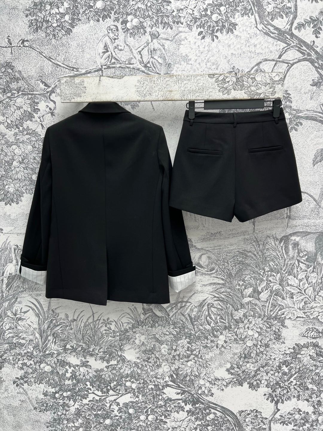 Prada 25 Suit Black Polyester Rayon