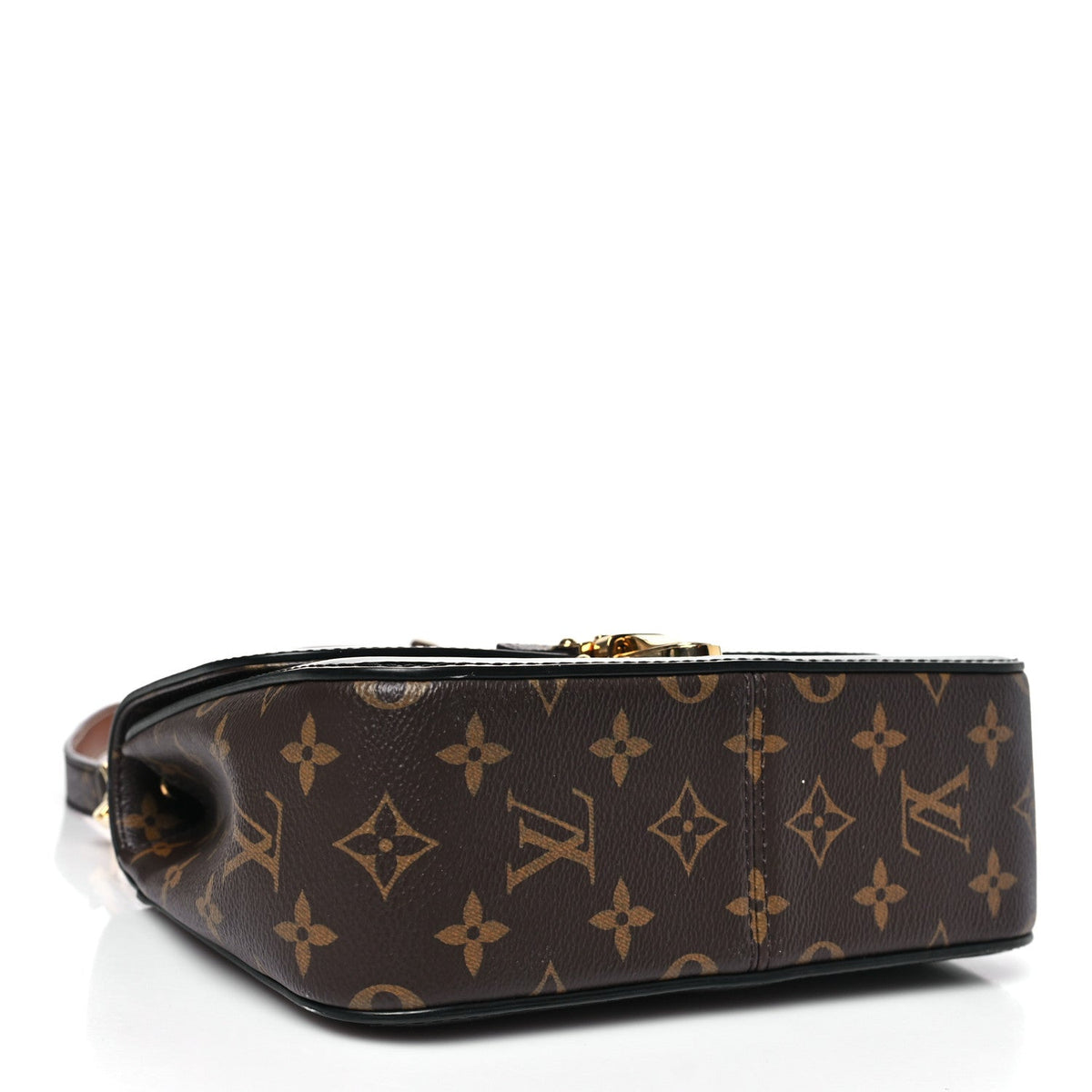 Patent Calfskin Monogram Cherrywood BB Black