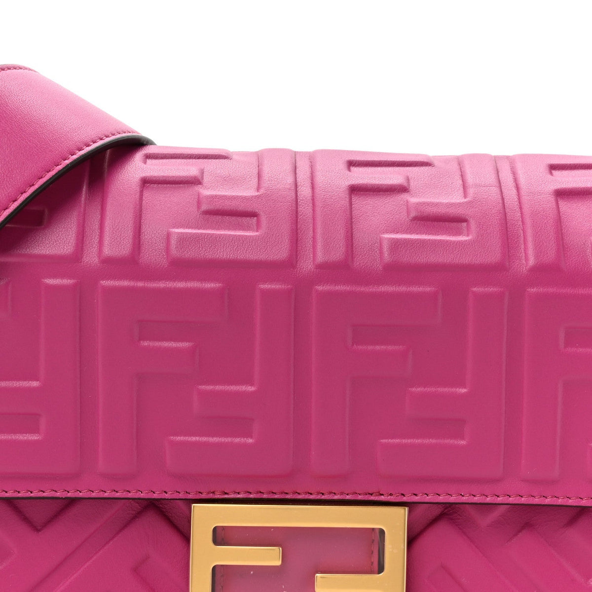 Nappa FF 1974 Embossed Baguette Ciclamino Pilar