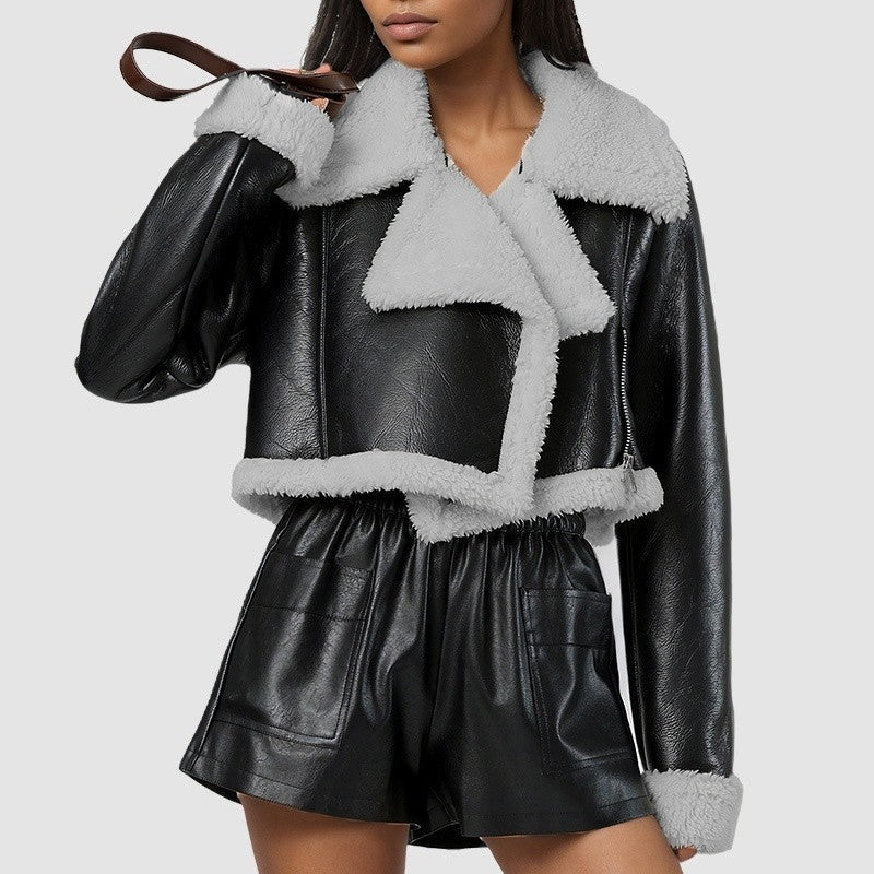 Short Thick Fleece Jacket