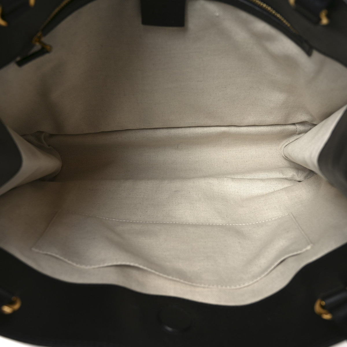New Sakai Calfskin Lux Horsebit 1955 Tote Bag Black