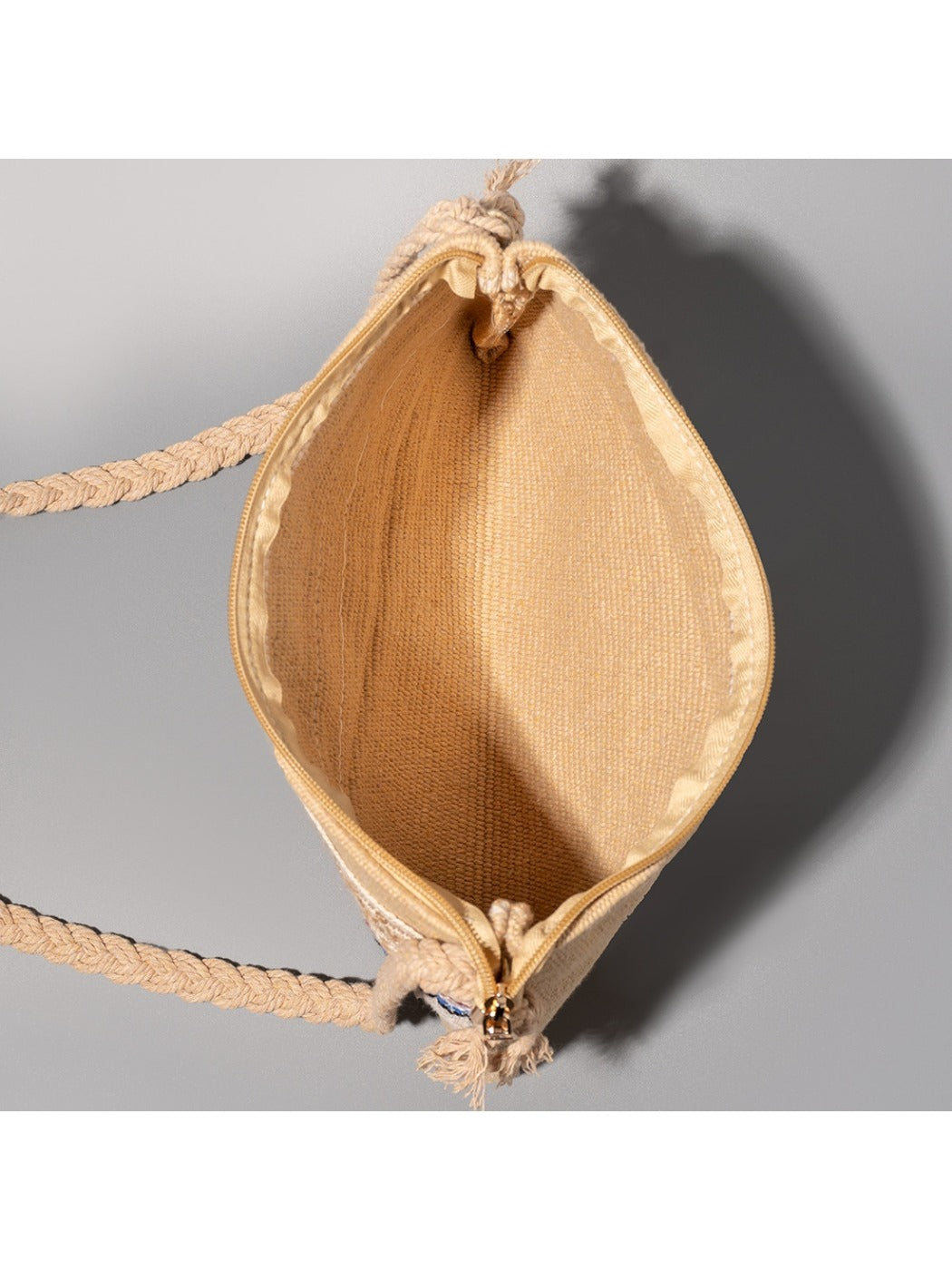 Cosbai - Boho Woven Crossbody Bag - Minimalist &amp; Spacious
