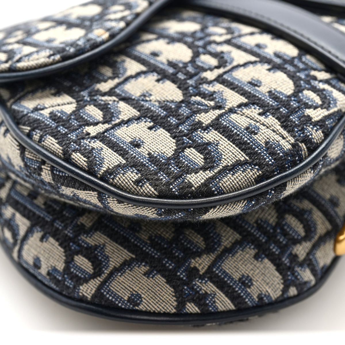 Oblique Mini Saddle Bag Blue