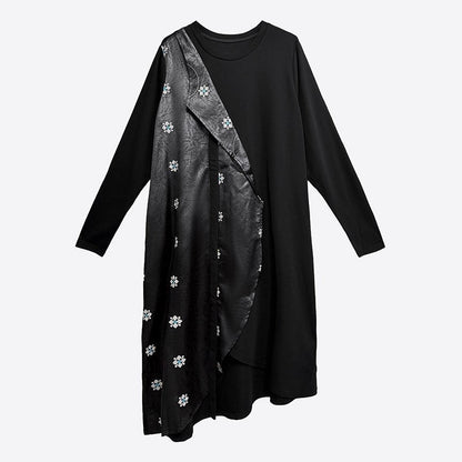 Heavy Duty Embroidered Patchwork Dress