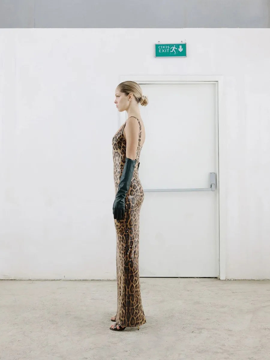 Natalia Maxi Dress With A Cape