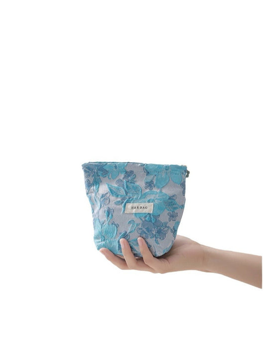 Cosbai - Coin Purse &amp; Cosmetic Bag with Floral Prints - 2 Sizes