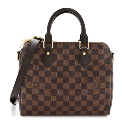 Damier Ebene Speedy Bandouliere 25