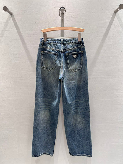Prada Jeans Blue Cotton 200158