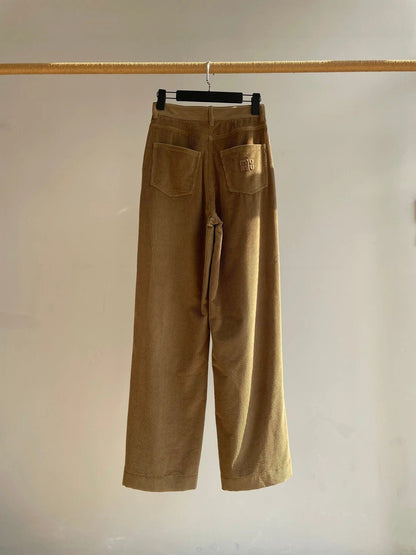 MIUMIU WIDE-LEG PANTS STYLE 671