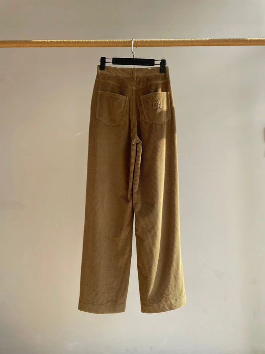 MIUMIU WIDE-LEG PANTS STYLE 671