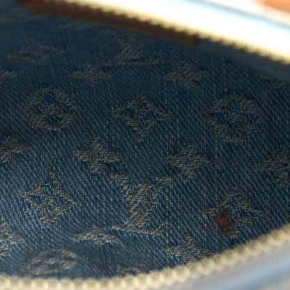 Monogram Denim Nano Speedy Sky Blue