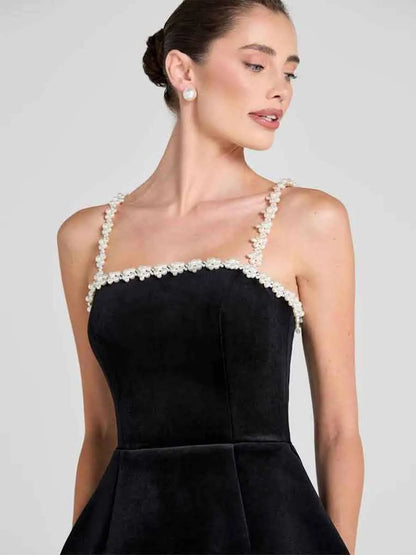 Calliope Mini Dress In Black