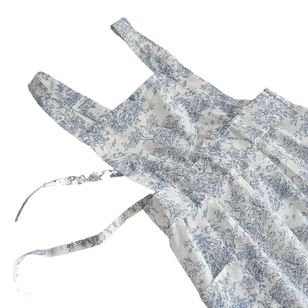 Apros - Blue Watercolor Apron, French &amp; Stylish
