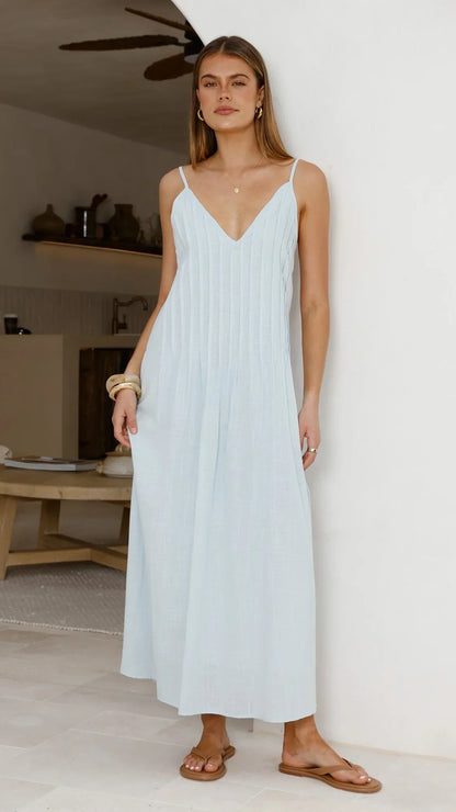 Aspen Maxi Dress - Baby Blue