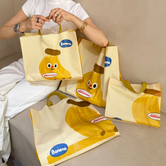 Cosbai - Banana Pattern Reusable Shopping Bag