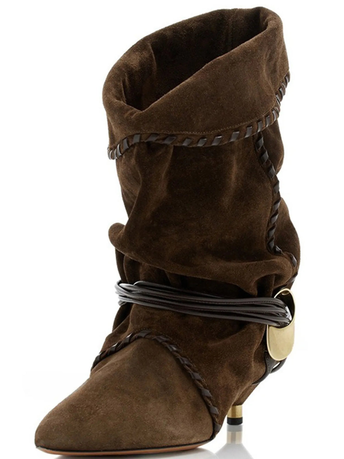 Abrianna Ruched Ankle Boots