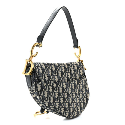 Oblique Saddle Bag Blue
